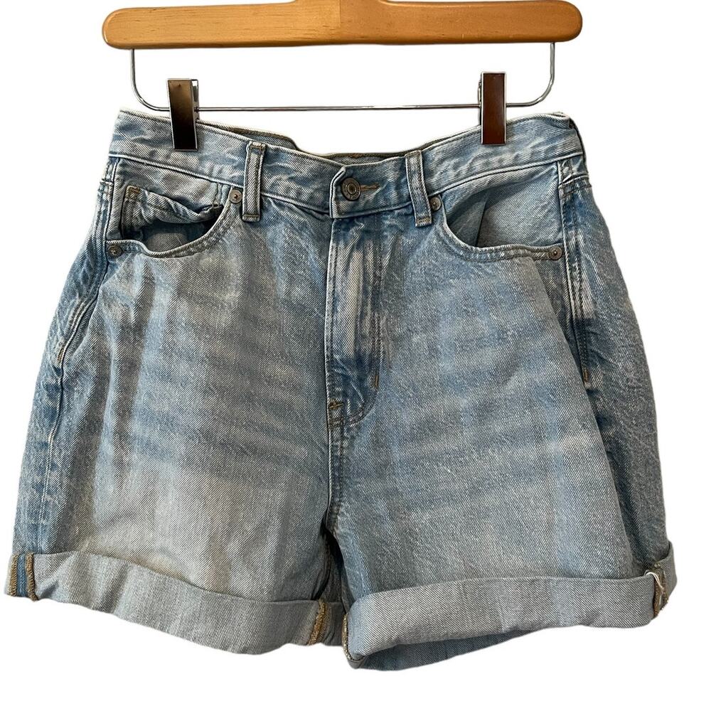 American Eagle Relaxed Mom Denim Jean Shorts 6
